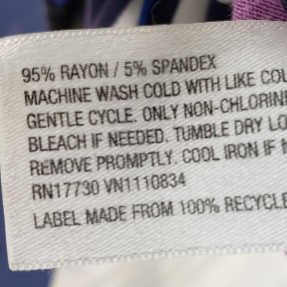 Merona Striped Maxi Dress Size XXLarge - Picture 6 of 6